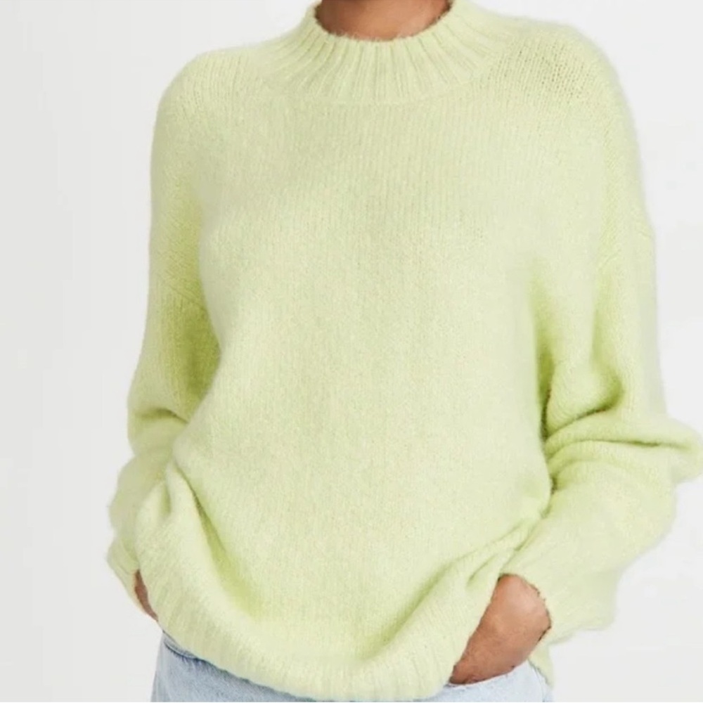 Pistola Women's Crew Neck Sweater - neon Yellow - size small